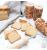 Scrap Cooking 3 мини дървени ролки за бисквитки с различни дизайни -  Kоледа