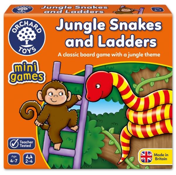Orchard Toys: Джунгла - Змии и стълби
