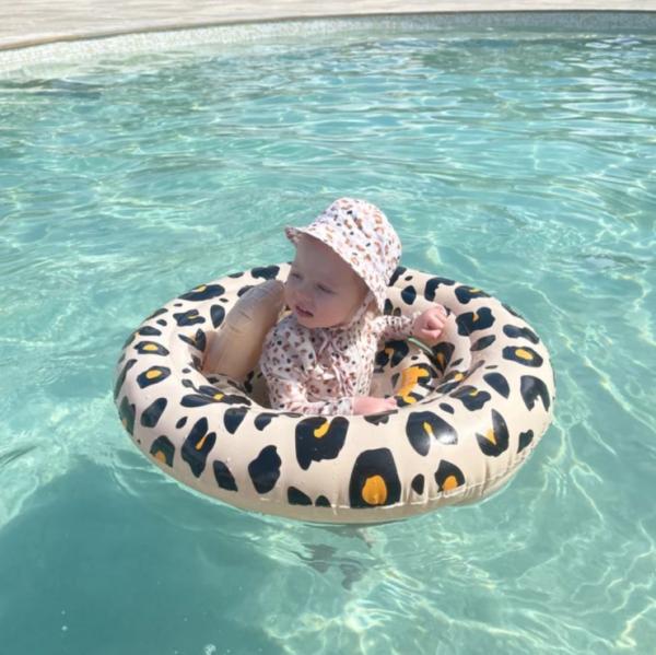 Swim Essentials: Пояс ⌀69 см. за бебета 0-1 години - "Beige Leopard"