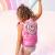 Swim Essentials: Спасителна жилетка за деца с тегло 18-30 кг - "Pink Leopard"