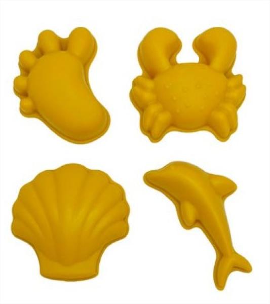 Рециклируеми силконови формички 4 броя Mustard