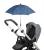 Dooky Original: чадър за количка с UV защита 50+ - Blue Cherry