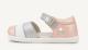 Bobux: iWalk Sandal (No 23-26) Twist Seashell Shimmer + Silver Stripe