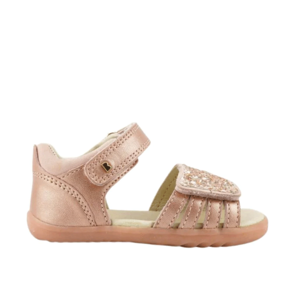 Bobux: iWalk Sandal (No 23-26) Gem Rose Gold Sparkle