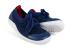 Bobux: iWalk (No 23-26) Play Knit Navy + Red