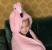 Noxxiez Одеяло с качулка и джобчета за ръце във формата на животно - Фламинго