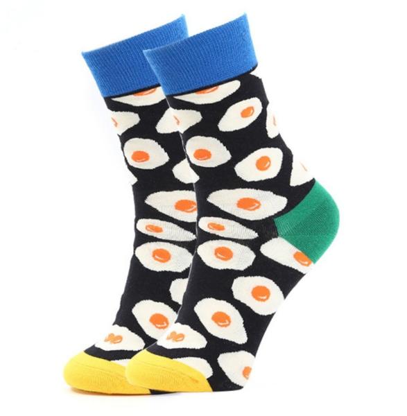 Noxxiez: Soxxiez Цветни чорапи - Яйца - Номер 38-45