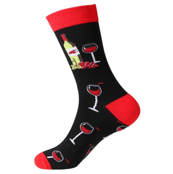 Noxxiez: Soxxiez Цветни чорапи - Вино - Номер 38-45