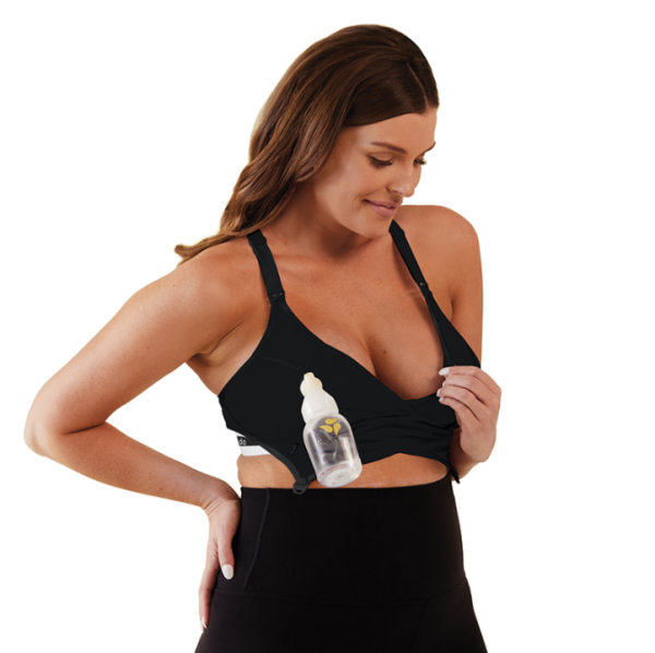 Bravado: Сутиен за изцеждане и кърмене Original Pumping & Nursing Bra Black