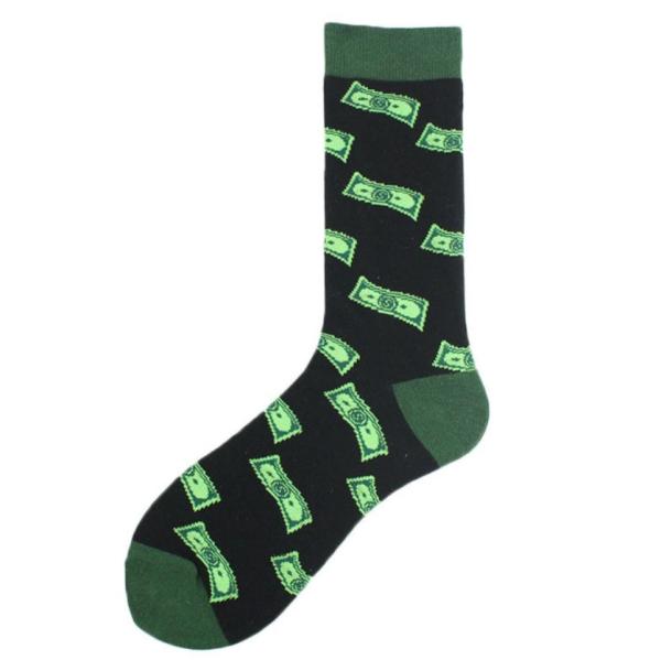 Noxxiez: Soxxiez Цветни чорапи - Банкноти - Номер 38-45