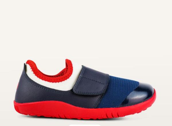 Bobux: kid+ Dimension Sport Shoe Navy + Red