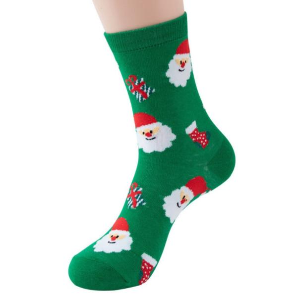 Noxxiez: Soxxiez Коледни чорапи - Дядо Коледа зелен - Номер 38-45