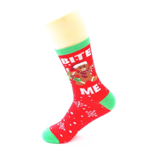 Noxxiez: Soxxiez Коледни чорапи - Джинджифилово човече червено - Номер 38-45
