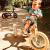 Trybike Винтидж Триколка, която се превръща в колело за баланс - цвят Матово Зелено