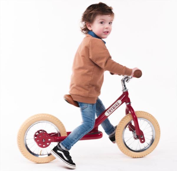Trybike колело за баланс Червен Винтидж - Матово червено