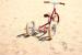 Trybike Винтидж Триколка, която се превръща в колело за баланс - Матово червено