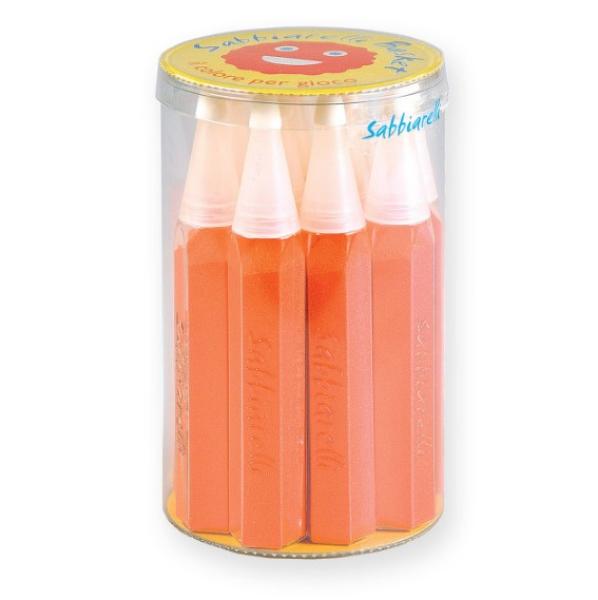 Sabbiarelli®: Голяма кутия с 12 пясъчни маркера - Оранжево