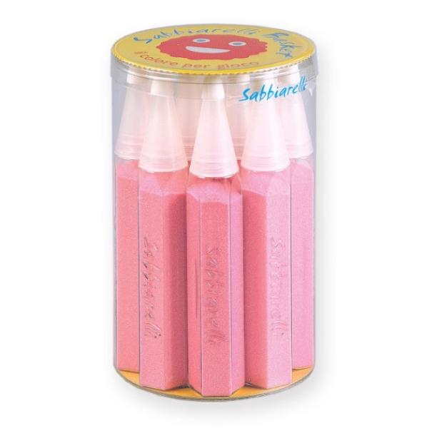Sabbiarelli®: Голяма кутия с 12 пясъчни маркера - Розово