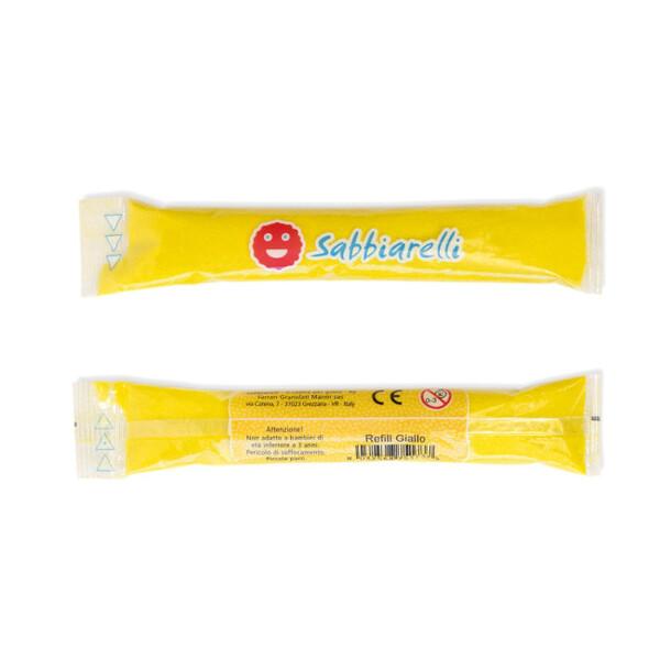 Sabbiarelli®: Голяма кутия с 15 пясъчни пълнителя за маркер - Жълто
