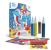 Sabbiarelli®: Средна кутия - Art & Craft с 6 пясъчни маркера и 7 шаблона - Морски свят 5+ години