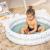 Swim Essentials: Надуваем басейн Ø100 см. с две въздушни камери за деца от 1 година "White Terrazzo"