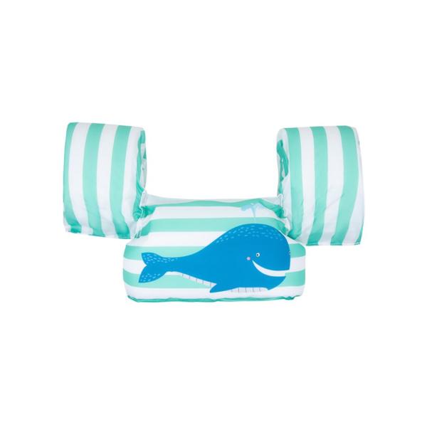 Swim Essentials: Ръкавели с опора за гърдите за деца от 2 до 6 години - "Green Whale"