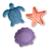 Swim Essentials: Комплект за игра - кофичка с лопатка и формички - Sea Animals