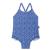 Swim Essentials : Бански с къдрички "Blue Leopard"