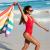 Dock & Bay: Бързосъхнеща плажна кърпа Summer - Rainbow Skies