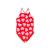 Swim Essentials: Цял бански "Red Hearts"