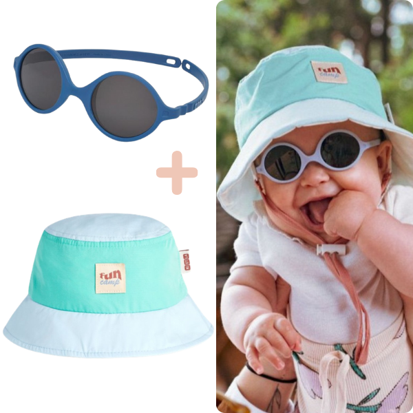 Слънчеви очила KiETLА Diabola: 0-1 година - Diabola Denim Blue